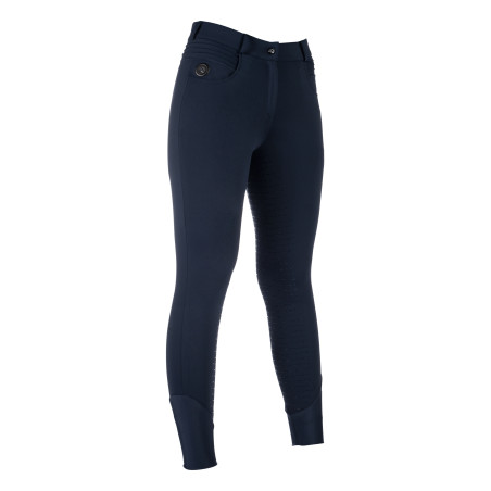 Pantalón HKM calefactable Comfort Style 1/1 con silicona sin batería para mujer