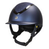 Casco EQ3 Pardus Smooth Top con ruleta Back on Track - Azul con purpurina
