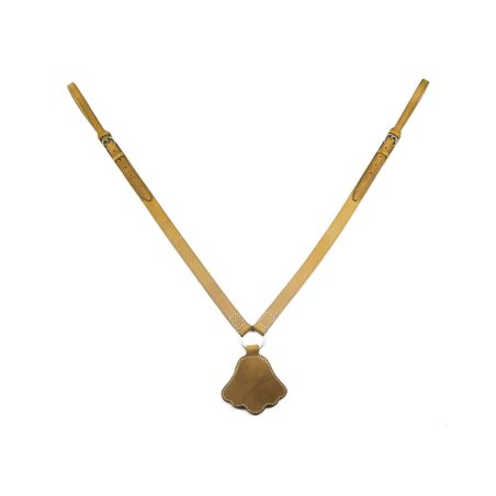 Collar de caza de cuero para silla Maremmana Lakota