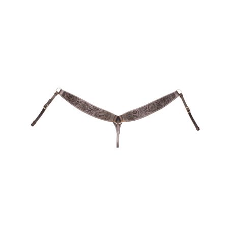 Pechopetral Lakota con motivos de flores mexicanas