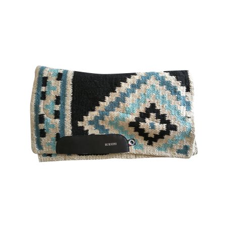 Manta de montar western de lana para espectáculo Burioni