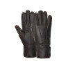 Guantes Lana piel de oveja Horze - Marrón oscuro
