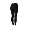 Pantalones de Montar Térmicos conAsiento Completo de Silicona para Mujer Justine B Vertigo - Negro