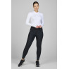 Pantalón Pikeur Laure de talle alto MC 3008 mujer - Noche azul