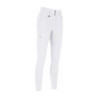 Pikeur Candela Damenreithose mit Kunstleder-Vollbesatz hohe Taille 1808 - Blanco