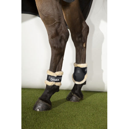 Protectores de menudillo Eskadron elásticos con borreguillo sintético