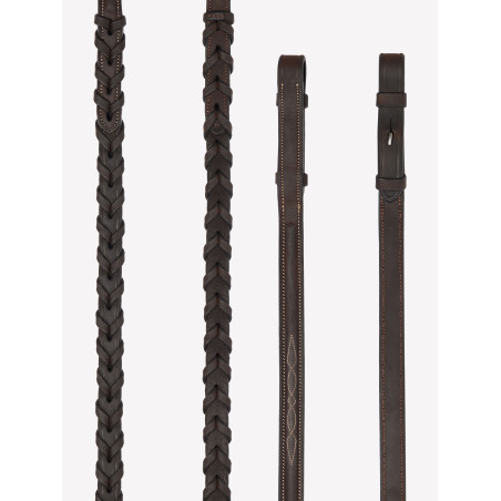 Riendas con cordones Hunter LeMieux con costuras