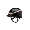 Casco Charles Owen Halo - Negro / rosa dorado brillante