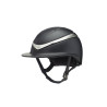 Casco Charles Owen Halo Luxe con visera ancha - Negro / platino