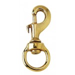 Mosquetón 20 mm redondo latón