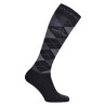 Calcetines tipo polo Argyle HV - Negro / gris claro