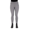 Leggings de equitación HV Polo Estrella FullGrip para mujer - Gris zinc