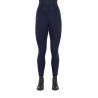 Leggings de equitación Imperial Riding Comfi Sparks invierno FullGrip mujer - Zafiro
