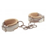 Trabas Apollo cuero cromado y fieltro