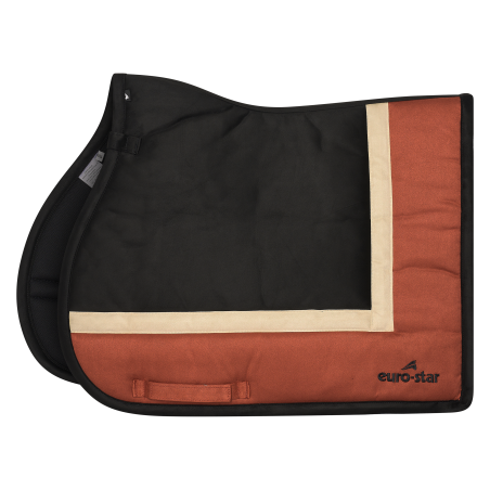 Almohadilla de montar Euro-Star Simi Leath Striped GP