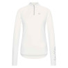 Polo de manga larga Imperial Riding Parla para mujer - Blanco