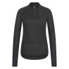 Polo de manga larga Imperial Riding Parla para mujer - Negro
