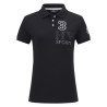 Camiseta tipo polo HV Polo Favourite mujer - Negro