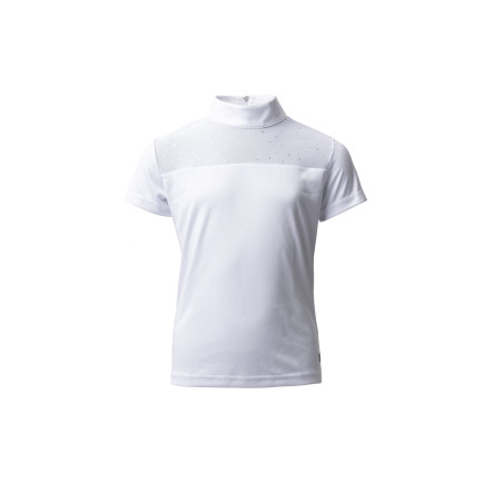 Polo de concurso Horze Kaya infantil con strass