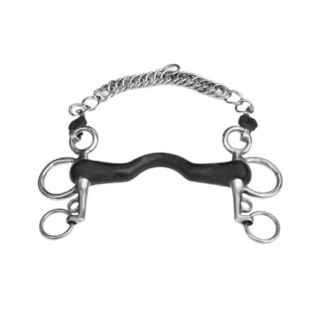 Mors Pelham Jump'In ramas pequeñas de caucho rígido