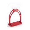 Estribos Jin Stirrup de Aluminio Opaco - Roja