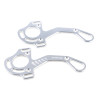Hackamore Jin Estribo - Aluminio brillante