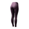 Leggings de equitación Horze Maia con culera completa para mujer - Ciruela negra
