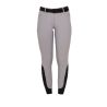 Pantalón de mujer con grip integral Aria en tejido técnico Equestro - Gris escarchado
