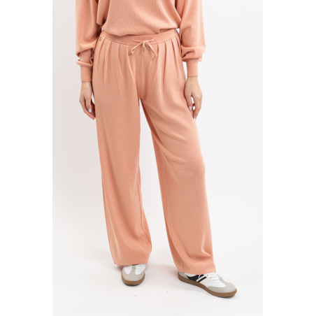 Pantalón fluido Harcour Jonquille mujer