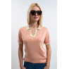 Polo Harcour Peach mujer - Albacoque