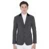 Chaqueta de concurso hombre 3 botones Elegance Equestro - Gris / negro