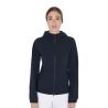 Chaqueta softshell entallada para mujer con bolsillos ocultos Equestro - Americana marina