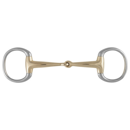 Mordedor de brida Stübben 2238 con anillas y caña de 12 mm