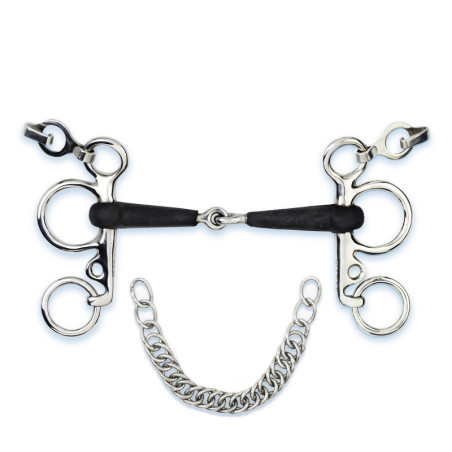 Mors Pelham Stübben 2242 de goma caño 16 mm