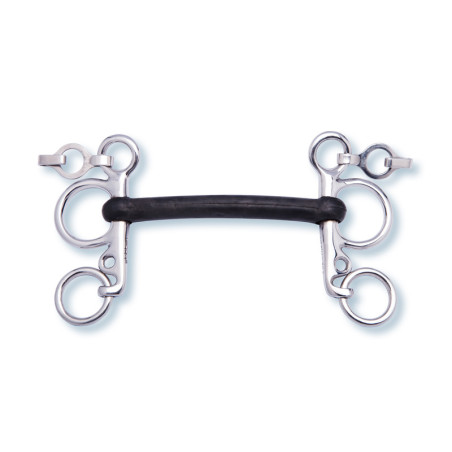 Mors Pelham Stübben 2243 engomado inflexible cañón 16 mm