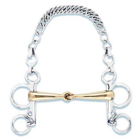 Muserola Pelham Stübben 2246 Dulce-cobre cañón 16 mm