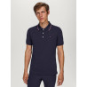 Polo Tommy Hilfiger Equestrian Harrison de manga corta para hombre - Azul marino