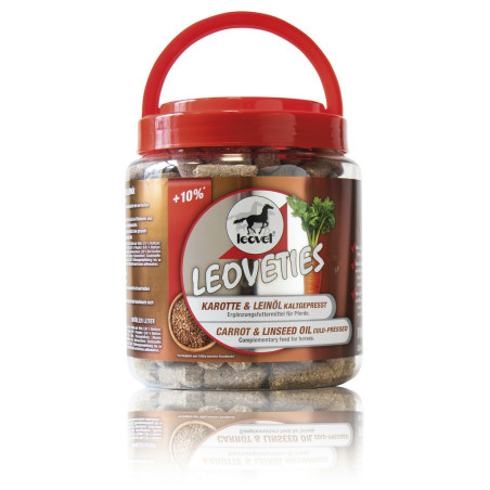 Golosinas Leovet Zanahoria y aceite de linaza