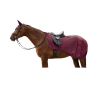 Cubierta de equitación antimoscas Waldhausen Rom - Rojo aterciopelado