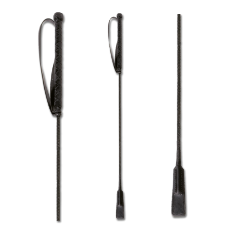 Fusta de salto Waldhausen con claqueta estrecha de cuero