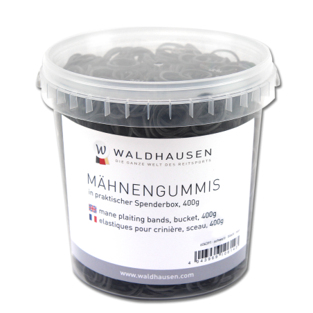 Elásticos Waldhausen para crin en un cubo de 400 g