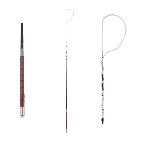 Látigo de enganche Waldhausen con mango de cuero