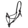 Cabezada de cuerdas con nudos Waldhausen - Negro / marrón