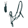 Cabezada Waldhausen con nudos y riendas - Verde abeto