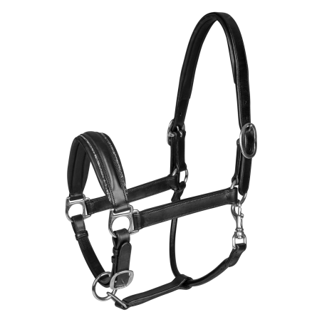 Cabezada Waldhausen S-Line de cuero Glamour