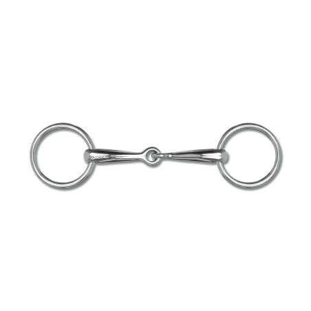 Muserola de 2 anillas Waldhausen pony de acero inoxidable