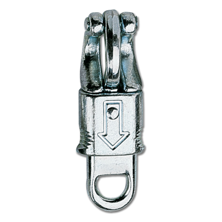 Mosquetón Waldhausen antipánico giratorio