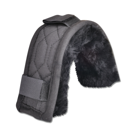 Protección de muserola y testera Waldhausen de piel de cordero