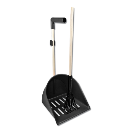 Recogedor de estiércol Waldhausen ShakerXL con rastrillo