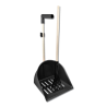 Recogedor de estiércol Waldhausen ShakerXL con rastrillo - Negro